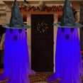 thumbnail image 4 of Outdoor Halloween Decor,Ghost Lamp with 1.2m Pole,Spooky Yard Decoration,LED Ghost Light for Garden Party,Waterproof Halloween Props, 4 of 7