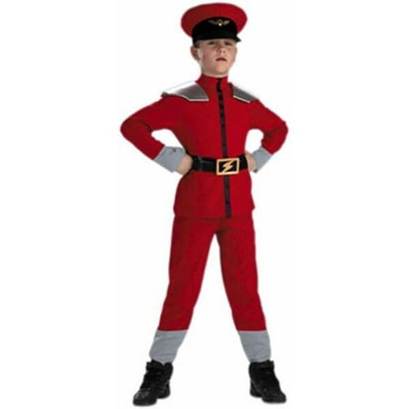 Child's Street Fighter M. Bison Costume~Large 7-10 / Red
