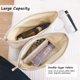 thumbnail image 3 of Bolsa grande de maquillaje estético, bolsas de cosméticos florales para mujeres y niñas, organizr de maquillaje de lona con cierre, bolsa de aseo de viaje, bonita bolsa para el cuid de, 3 of 3