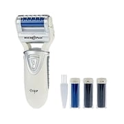Emjoi Micro-Pedi Callus Remover with Bonus Replacement Rollers - White