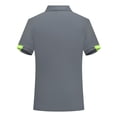 thumbnail image 6 of Shirt for Women Collared Short Sleeve Activewear Athletic Slim Fit Contrast Neon Trim Moisture Wicking Lightweight Performance Golf Top, 6 of 6