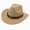 L101-Beige, variant on Toddler Baby Cowboy Hat, Boys Girls Cowgirl Jazz Hat with Leather Hatband, Wide Brim Infant Kids Western Cowboy Hat(L101-Grey,3-8 Y)