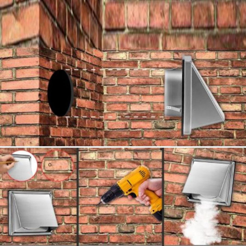 Wall Air Vent Outlet Extracts Valves Grille Ducting Cover Ventilation Outlet