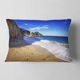 thumbnail image 2 of Designart 12" x 20" Blue Polyester Throw Pillow, 2 of 5