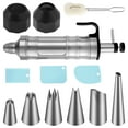 thumbnail image 6 of 13 Pcs Dessert Decorating Syringe Set Complete Frosting Piping Kit with 6 teQvJ, 6 of 10