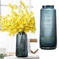 thumbnail image 3 of Clear Glass Flower Vase for Floral Arrangements, Decorative Spring Garden Vase Wedding Party Home Office Table Decor - Blue 30cm, 3 of 6