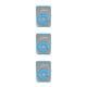 thumbnail image 1 of Monstrate Mini reproductor de MP3 con superficie de espejo con Clip, dispositivo de reproducción de música portátil con carga USB, integrada Azul 3piezas, 1 of 6