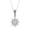 White, variant on Silvermist Jewelry Blossom Necklace 18K White Gold over 925 Sterling Silver | Anniversary Gift for Women
