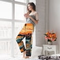 thumbnail image 5 of Naloa Serene Ocean Sunset Pajamas Pants for Women, Lounge for Women,Women’s Pajama Lounge Pants-Small, 5 of 6