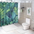 thumbnail image 7 of Orinice Green Tropical Palm Tree Shower Curtain for Bathroom Shower Curtain Set with Hooks Bathroom Accessories Polyester Fabric  69x72, 7 of 7