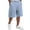 Royal Blue, variant on Delconic Men Classic Gingham Plaid Quick Dry Casual Shorts Skin Friendly Stretch Waist Deep Side Storage Pockets Short Trousers For Spring Summer Army Green L
