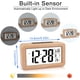 thumbnail image 4 of Reloj despertador digital de madera con fácil configuración, temperatura, fecha, luz de fondo, repetición, silencioso, perfecto para dormitorio, mesita de noche, hogar y oficina, 4 of 5