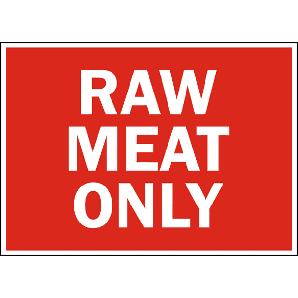 No labels on meat