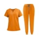 thumbnail image 4 of Conjunto de uniforme médico para mujer, trajes de trabajo de enfermera para spa y belleza. Amarillo, 4 of 9