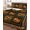 Charcoal, Pumpkin, Gingham Green, Mustard, variant on Quilts Queen Size Bedding Set, Thanksgiving Reversible Summer Quilt 3 Pieces, Fall Pumpinks Sunflower Leaves Vintage Lightweight Bedspreads Coverlets with 2 Pillow Shams for All Seasons