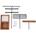 thumbnail image 4 of Organisateur de Rangement pour Bijoux avec Base en Bois Support de Présentation de Bijoux, 4 of 8