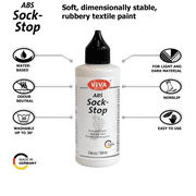 ABS Sock-Stop Anti-Slip (White) Watercolor Paint 82ml - Viva Decor