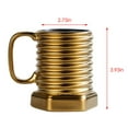 thumbnail image 3 of Taza de cerámica BLESIY con forma de Tornillo 301 Ml, 3 of 8