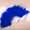 Blue, variant on Kayannuo Christmas Decorations Christmas Wedding Showgirl Dance Elegant Large Feather Folding Hand Fan Decor Decal Yellow Christmas Ornaments