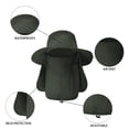 thumbnail image 2 of Chapeau de Pêche pour Hommes avec Rabat de Nuque, Manches de Bras, Grand Bord, Chapeaux d'Extérieur, Protection Solaire, 2 of 8