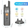 thumbnail image 3 of QIGEEKU Electric Shock Dog Training Collar with 2600ft Remote Control, IP67 Waterproof & Rechargeable Vibration Collar for Small, Medium, and Large Dogs., 3 of 9