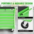 thumbnail image 3 of DNA Motoring TOOLS-00399 7 Drawers Garage Warehouse Workshop Rolling Tool Cabinet Chest With Top Antiskip Mat+Swivel Casters, 3 of 7