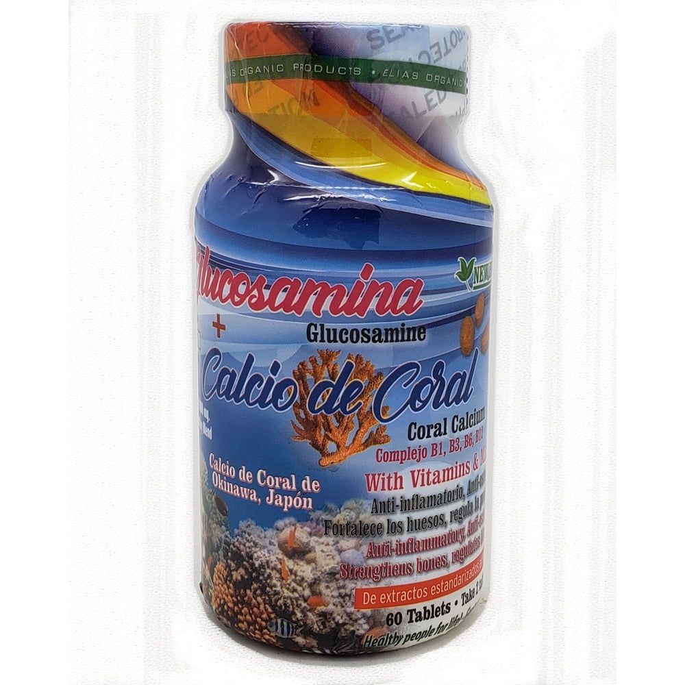 Calcio de Coral, Okinawa, Japon Glucosamine + Coral Calcium 60