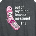 thumbnail image 3 of Instant Message - Out Of My Mind Leave A Message - Women's Racerback Tank Top, 3 of 6