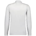 thumbnail image 2 of RAGMAN Polo de manga larga para hombre - Soft Knit Polo Polo con botones de manga larga, mezcla de algodón, botones delanteros, fácil de cuidar Blanco L (Large), 2 of 3