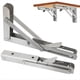 thumbnail image 4 of Soporte Triangular Plegable Ajustable de 10" para Montaje en Pared, Resistente, para Banco, Mesa, Estante, Muebles, Herrajes., 4 of 5