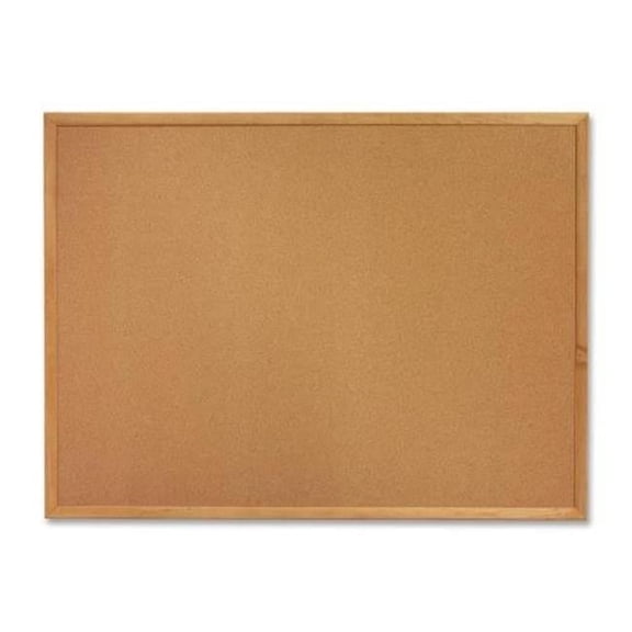 6 x 4 ft. Oak Wood Frame Cork Bulletin Board