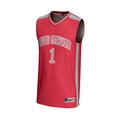 thumbnail image 2 of Unisex GameDay Greats #1 Scarlet Ohio State Buckeyes Lightweight Basketball Fashion Jersey, 2 of 4