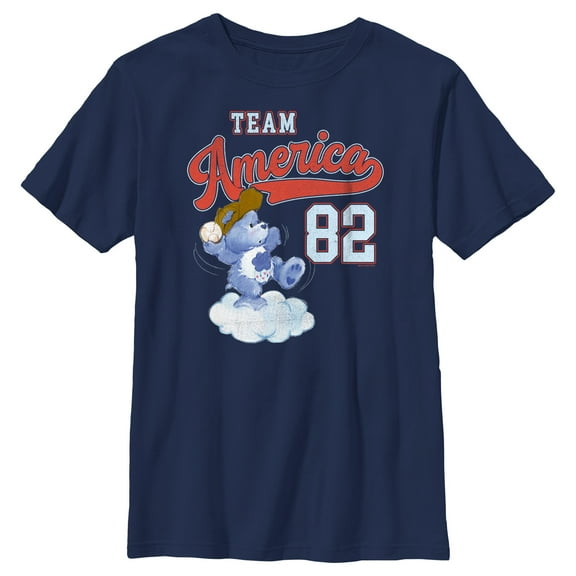 Boy's Care Bears Grumpy Bear Team America 82  Graphic T-Shirt