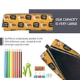 thumbnail image 5 of Fotbe Corgi Pattern Leather Pencil Case, Pencil Pouch with Durable Zipper, Compact and Stylish Organizer for Stationery, Art Supplies, Travel Essentials, 5 of 7