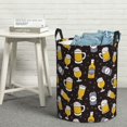 thumbnail image 5 of Laundry Basket, Beer In A Bottle Laundry Hamper Waterproof Laundry Bag Clothes Hamper Laundry Bin with Handles for Bedroom, Living Room, Kids Room, 5 of 6