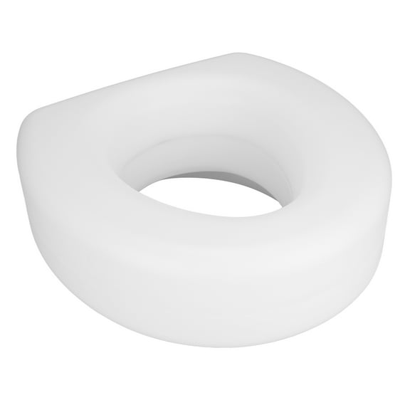 Raised Toilet Seat, White Toilet Seat Riser Safe For For Elderly For Bathroom