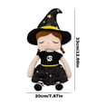 thumbnail image 2 of QLUEWX 13 Inch Halloween Plush Dolls, Witch & Pumpkin Girl Stuffed Animal Rag Dolls, Soft Cute Plush Toys for Toddler Kids Girls, Halloween Party Decor Birthday Gift, 2 of 5