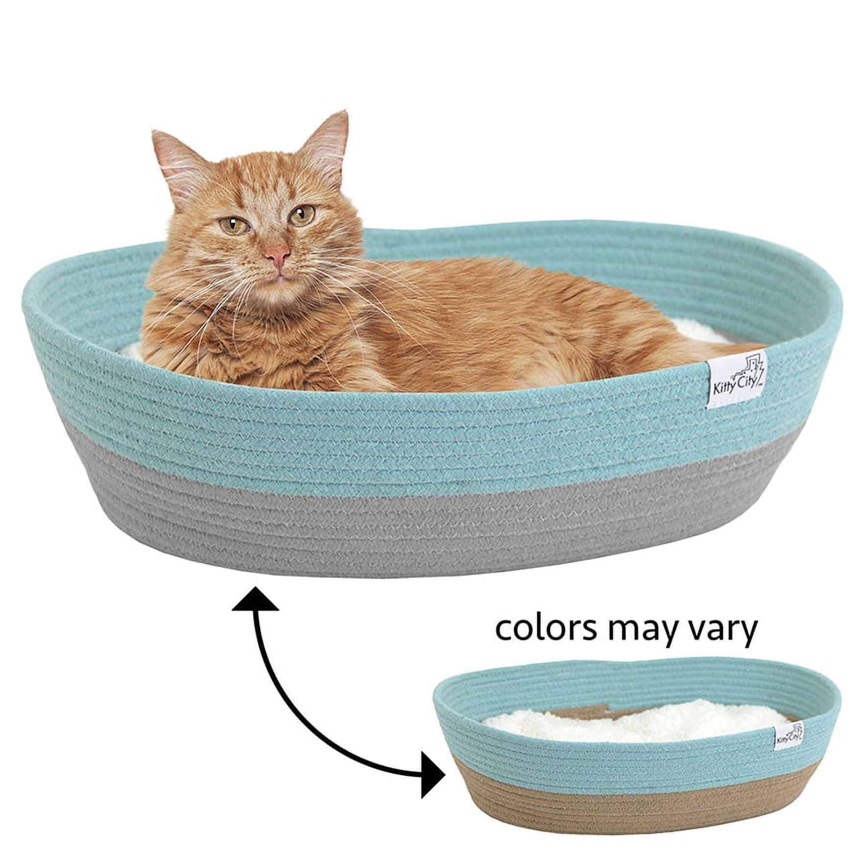 Aspen Haustierbett Rund Für Kleine Hunde & Katzen – 45,7 X 45,7 Cm, Mit Tiermotiv, Maschinenwaschbar