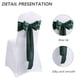 thumbnail image 5 of 10 Uds. Fajas de satén para sillas, fajas con lazo, fajas para sillas, funda para sillas de banquetes para decoraciones para el hogar, bodas y fiestas, 5 of 5