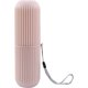 thumbnail image 1 of Estuche para Cepillos de Dientes de Viaje Portátil PP Antideslizante con Cubierta para Viajar, Acampar (Rosa), 1 of 4