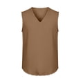thumbnail image 6 of Linen Tank Tops for Men Breathable V-Neck Sleeveless Shirts Relaxed Fit Summer Beach Vacation Casual Wear Big and Tall, 6 of 6