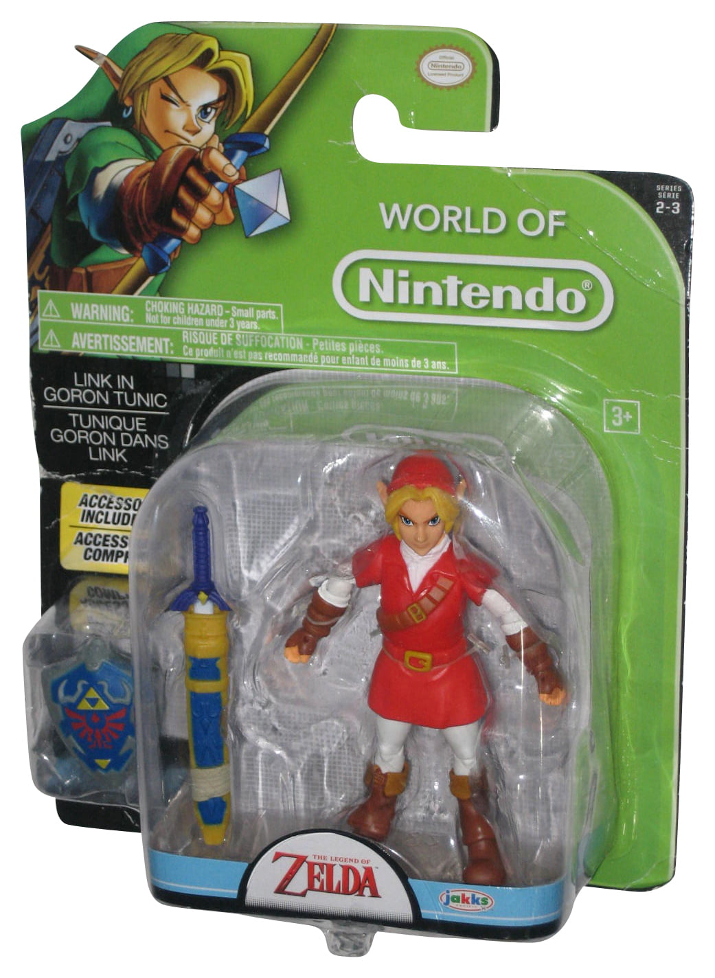 World of Nintendo Legend of Ocarina of Time Link (2016) Red Goron Tunic Figure - Walmart.com