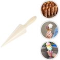 thumbnail image 5 of Molde de cono de helado para repostería, rodillo de cono de gofre, molde de cuerno de crema, molde para rollo de huevo para cocina, accesorio de decoración para hornear, color beig, 5 of 5