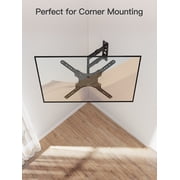 HOMOUNT Full Motion TV Wall Mount for Most 26-60 Inch TVs, Swivel and Tilt TV Mount with Single Stud, Wall Mount Bracket Max VESA 400x400mm, 77 lbs