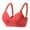 Red, variant on Bigersell Padded Push up Bras for Women Everyday Bras T Shirt Bras Ladies No Underwire Soft Bra Style B77 T-Shirt Bras for Women Convertible Bra Feature Backless Bra Hook & Eye Bra Closure , Red XL