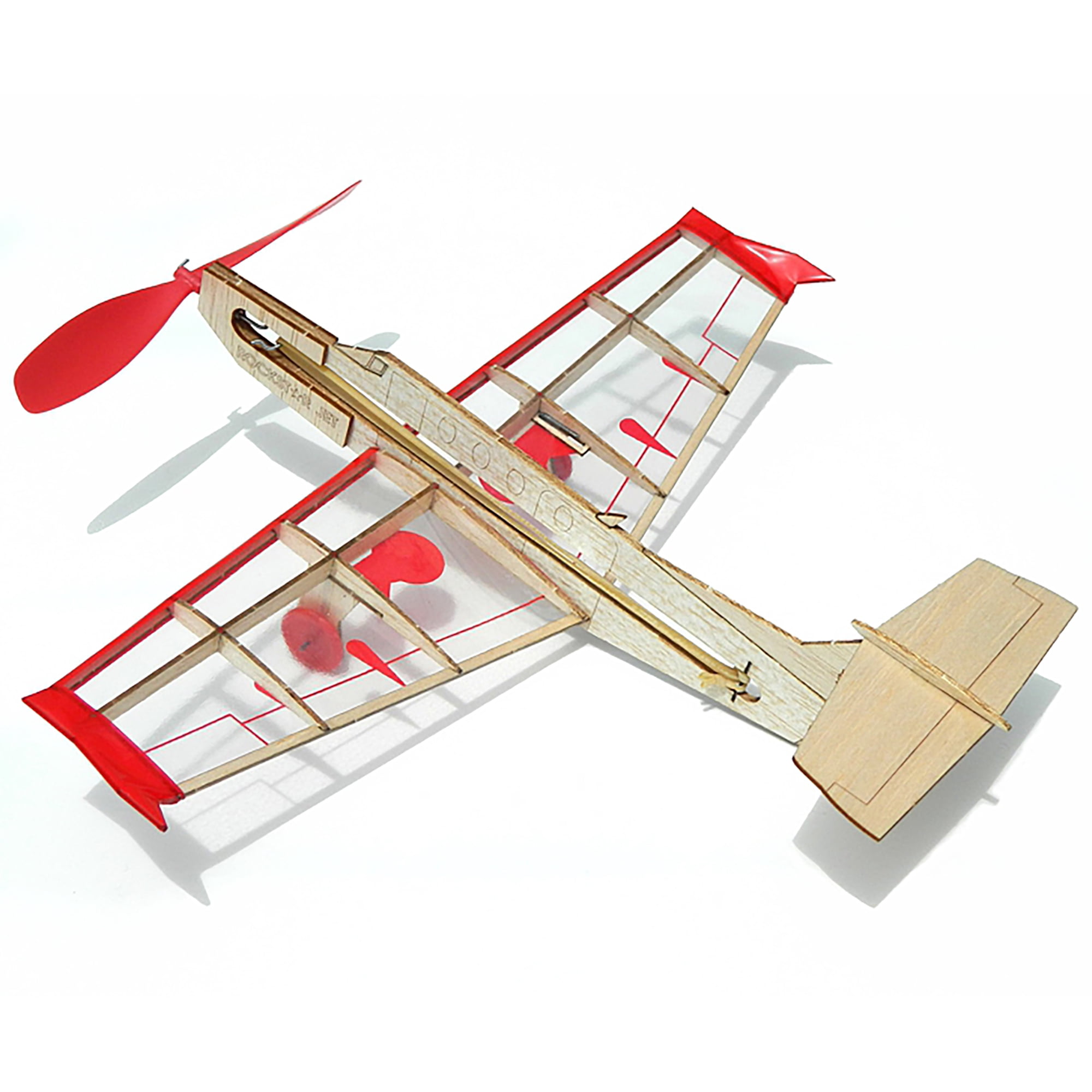 Guillow's: miniModel Kit - Rockstar Jet - Classic Balsa Wood, DIY Airplane Building Project, Laser-Cut Parts, Build & Fly Hobby Collectible, 4504