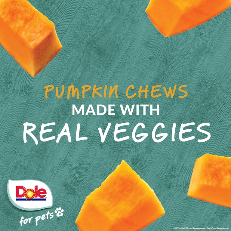 Dole Freshly Fetched Pumpkin Lasting Chews, 5 Count photo 3