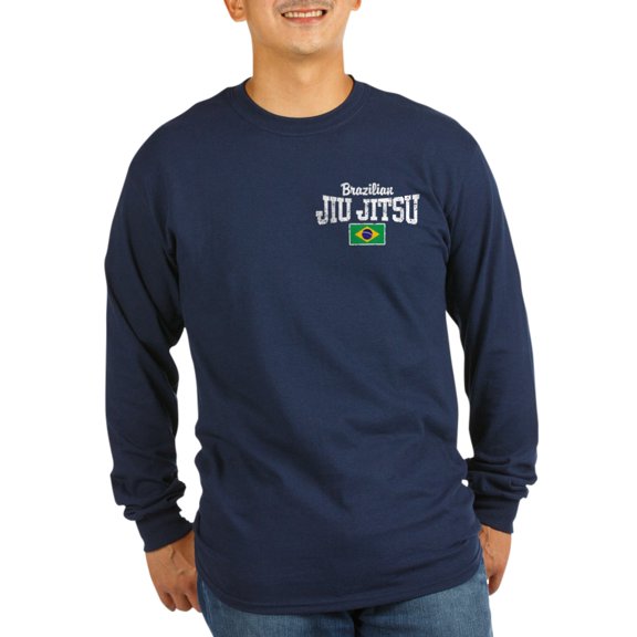CafePress - Brazilian Jiu Jitsu - Long Sleeve Dark T-Shirt