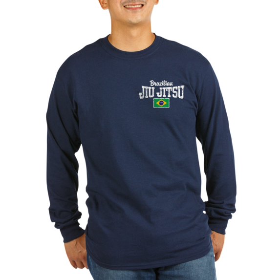 CafePress - Brazilian Jiu Jitsu - Long Sleeve Dark T-Shirt