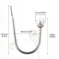 thumbnail image 5 of SDFGTstore 1Pair Pearl Beads Ushape Curtain Hooks Pothook Wall Tiebacks Hangers Coat Hat Hook Curtain Accessories Holdback, 5 of 14
